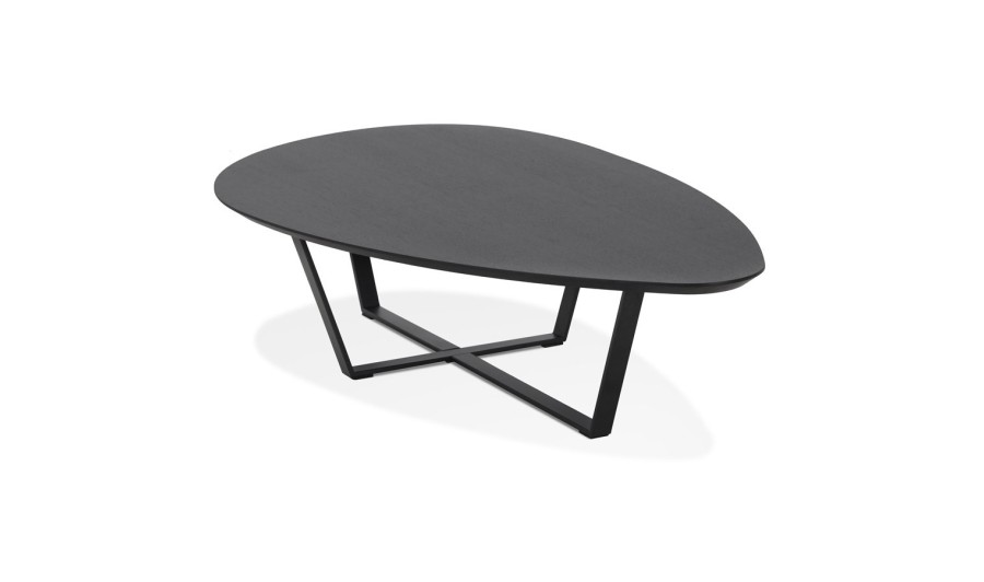 CT01250BL 5404028323335 Table basse de salon design DROP en bois noir CT01250BL 5404028323335 Table basse de salon design DROP en bois noir