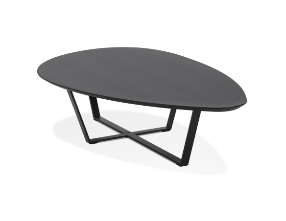 CT01250BL 5404028323335 Table basse de salon design DROP en bois noir