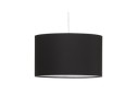 HL00440BL 5420072035550 Suspension BUNGEE ronde avec abat-jour noir