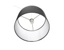 Suspension BUNGEE ronde avec abat-jour noir