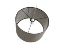 Suspension BUNGEE ronde avec abat-jour gris