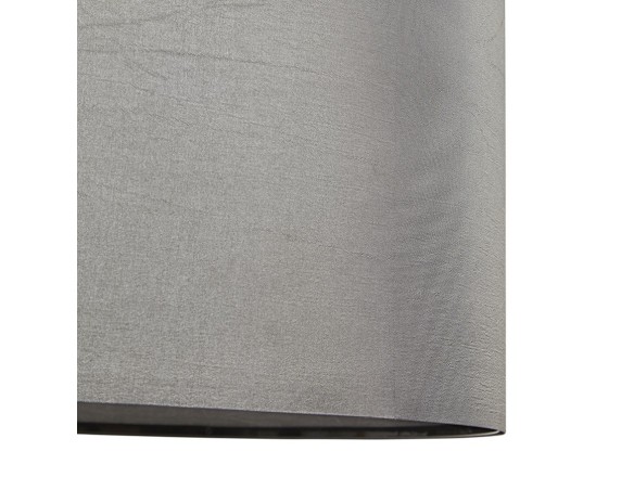 Suspension BUNGEE ronde avec abat-jour gris