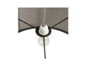 Suspension BUNGEE ronde avec abat-jour gris