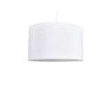 Suspension BUNGEE ronde avec abat-jour blanc