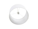 Suspension BUNGEE ronde avec abat-jour blanc