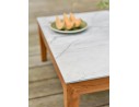 Salon bas de jardin effet bois en aluminium - ALPHI