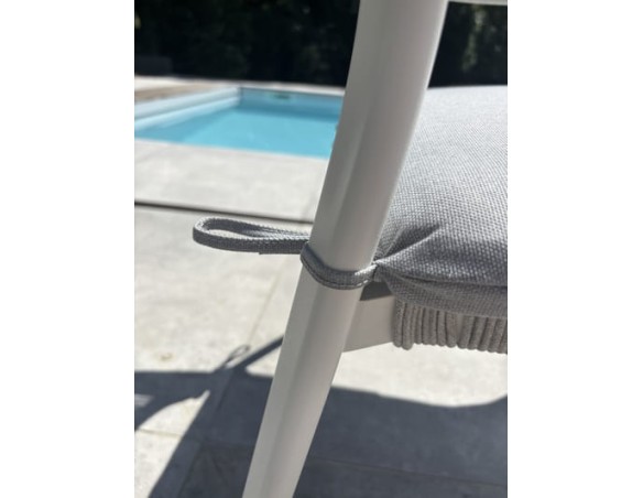 Fauteuil de jardin Blanc - ABELLA