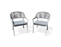 Fauteuil de jardin Blanc - ABELLA