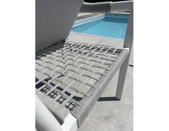 Fauteuil de jardin Blanc - ABELLA