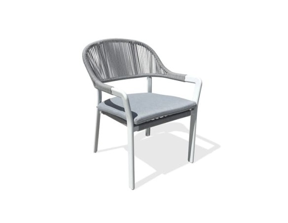 Fauteuil de jardin Blanc - ABELLA