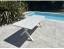 Table de jardin blanche - ABELLA