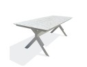 Table de jardin blanche - ABELLA
