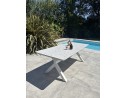 Table de jardin blanche - ABELLA EAN 3700917630211