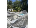 Ensemble repas de jardin avec 8 fauteuils -  ABELLA