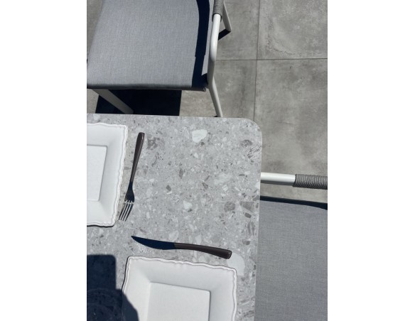 Ensemble repas de jardin avec 8 fauteuils -  ABELLA