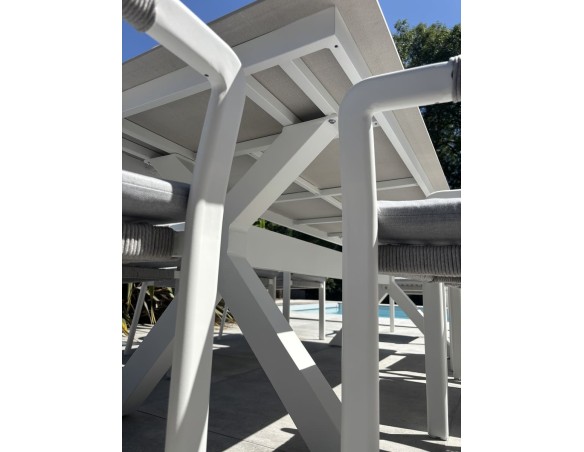 Ensemble repas de jardin avec 8 fauteuils -  ABELLA