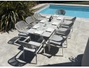 Ensemble de repas composé d'une table et de 8 fauteuils de jardin EAN 3700917637098