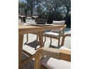 Ensemble repas de jardin 6 places en bois d'acacia - SERENA
