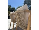 Ensemble repas de jardin 6 places en bois d'acacia - SERENA