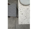 Ensemble de jardin table Terrazo  + 2 fauteuils Bleu - BISTRO