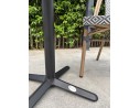 Ensemble de jardin table Terrazo  + 2 fauteuils Bleu - BISTRO