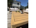 Salon bas de jardin SERENA 7 places en bois d'acacia - WOOD
