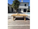 Salon bas de jardin SERENA 7 places en bois d'acacia - WOOD
