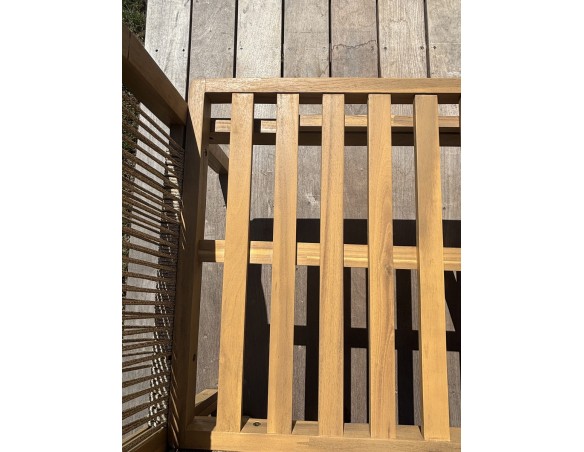 Salon bas de jardin SERENA 7 places en bois d'acacia - WOOD