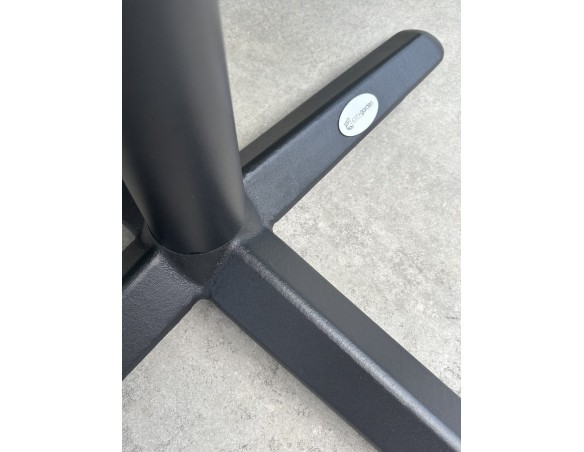 Lot composé d'une table de jardin BISTRO et de 2 fauteuils bleu