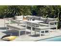 ensemble repas jardin blanc MAJARI Remarquable