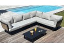salon jardin noir KUMLA Remarquable