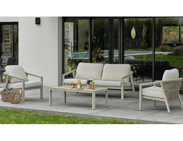 salon jardin beige KELIA Remarquable
