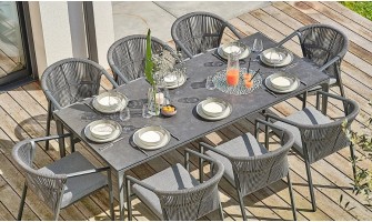 ensemble repas 8 personnes design haut de gamme TIGUA