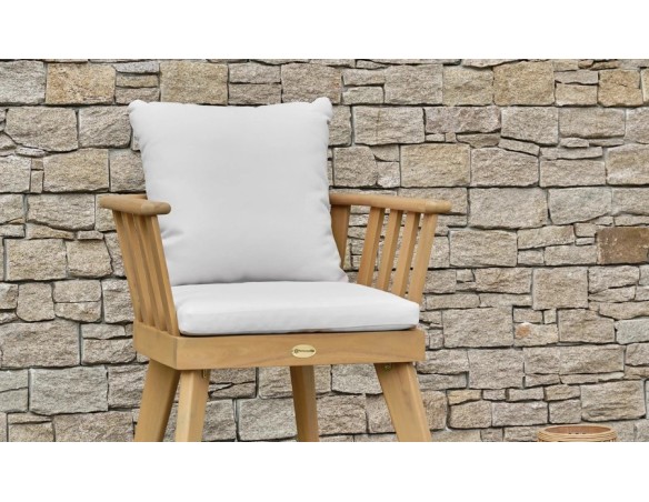 fauteuil jardin bois acacia LISO
