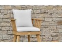 fauteuil jardin bois acacia LISO