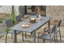 ensemble repas anthracite 4 à 6 personnes ORSINO Remarquable