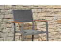 fauteuil jardin alu anthracite ORSINO Remarquable