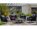 salon jardin noir luxe BIARRITZ DCB Garden