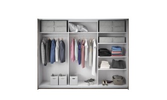 Armoire dressing chêne foncé - Cosmos