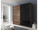 Armoire dressing chêne foncé - Cosmos