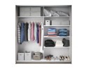 Armoire dressing chêne foncé - Cosmos
