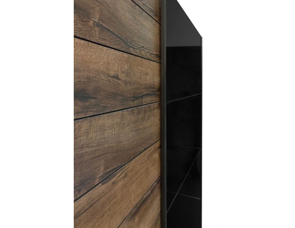 Armoire dressing chêne foncé - Cosmos