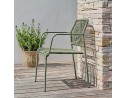 Fauteuil de jardin empilable MARCEAU en corde et acier - OLIVE