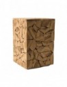 Table carree mozaic teck