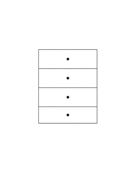 Commode placage chêne massif