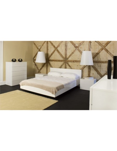 Lit design en bois