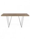 Bureau design en métal noir