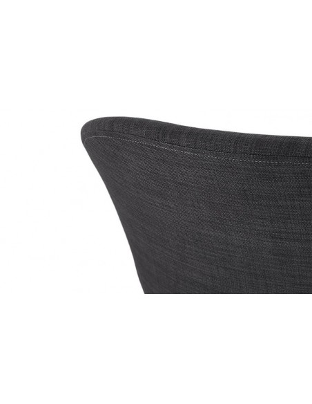 Fauteuil à bascule gris foncé