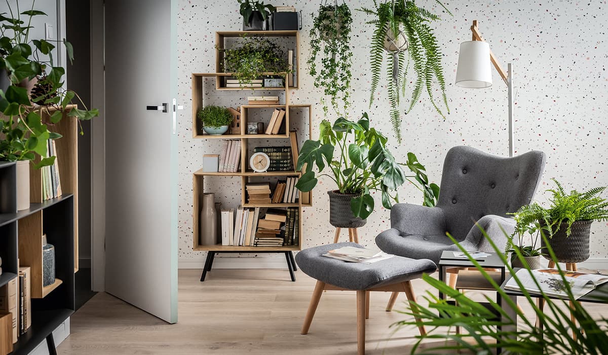 Porte Plantes Intérieur Extérieur en Bois Étagère Echelle à Fleurs