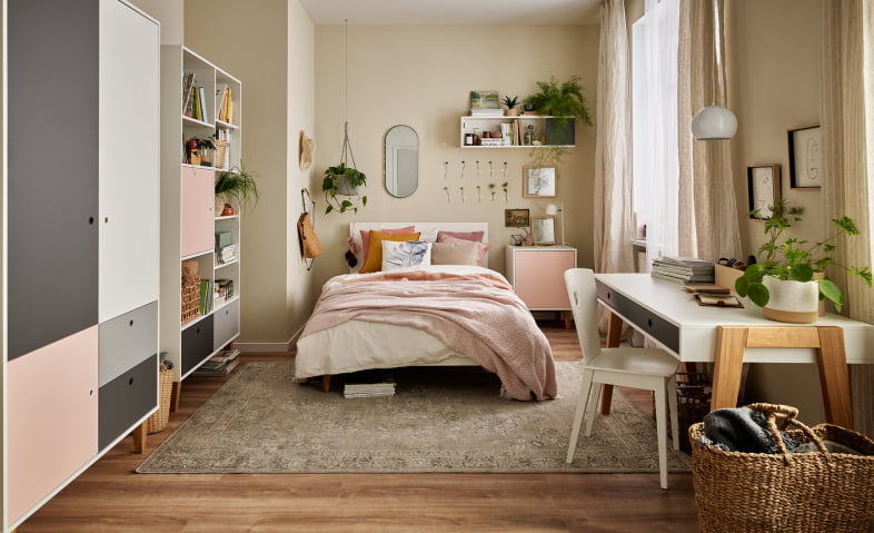 chambre enfant rose